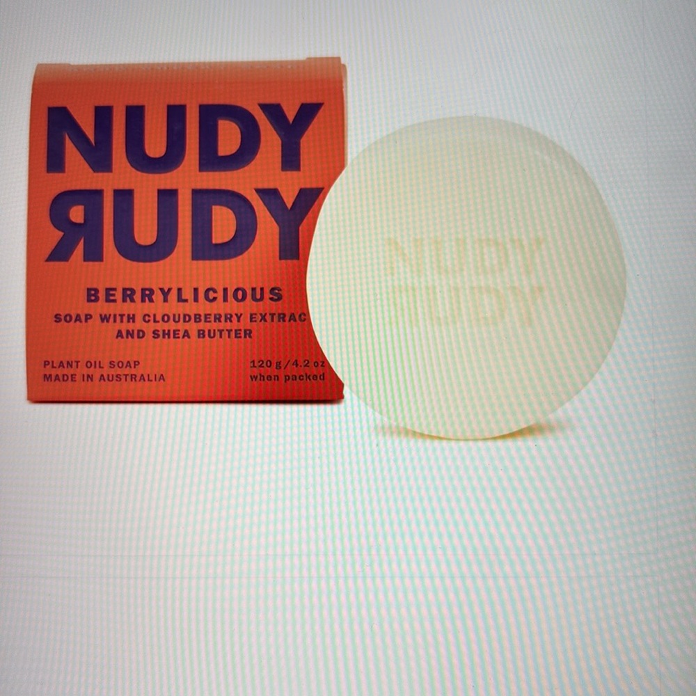 🧼 NUDY RUDY BERRYLICIOUS BAR SOAP PUCK  🧼 NWT 🧼